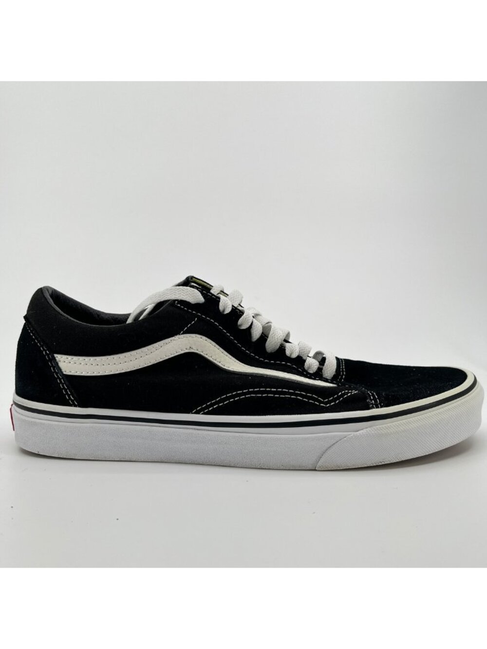 Vans Old Skool Mens Size 10 Black White Gum Athletic Skateboard Shoes Sneakers